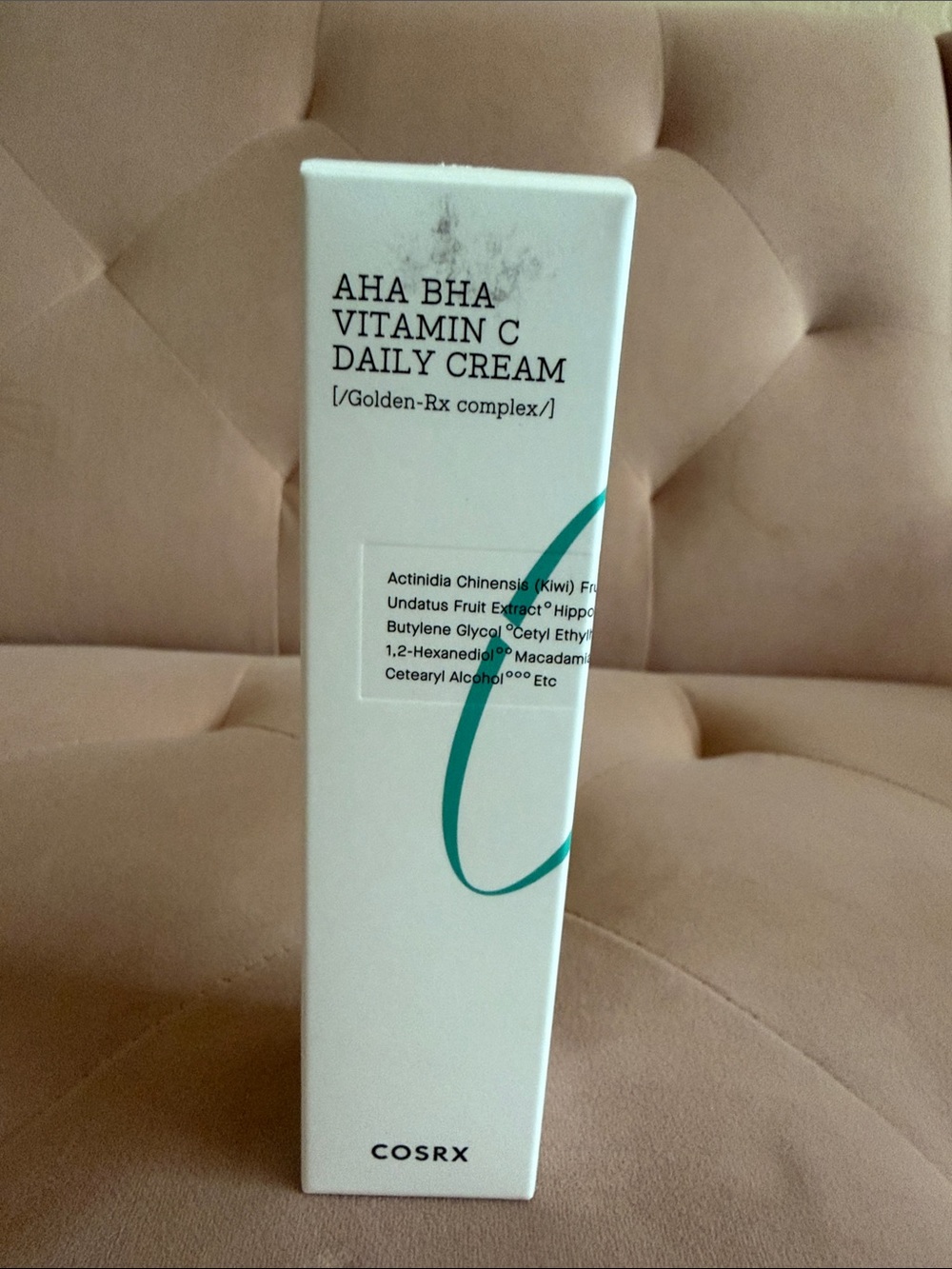 COSRX AHA BHA Vitamin C Daily Cream — White with Teal Accent
